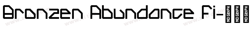Bronzen Abundance Fi字体转换